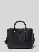 Guess Handtasche mit Label-Applikation Modell 'ECO MERIDIAN II' in Bla...