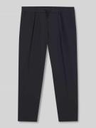 BOSS Green Tapered Bundfaltenhose mit halbelastischer Bund Modell 'CON...