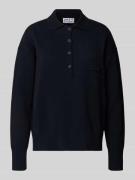 JAKE*S STUDIO WOMAN Strickpullover mit Polokragen und Brusttasche in M...