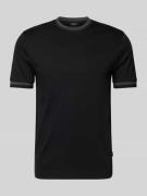 BOSS Slim Fit T-Shirt aus reiner Baumwolle Modell 'TESSLER 202' in Bla...