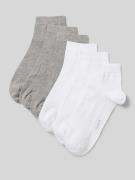 camano Socken mit Label-Print im 7er-Pack in Weiss, Größe 43-46