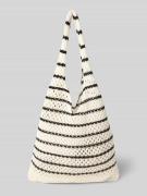 MADS NØRGAARD Handtasche mit Label-Patch Modell 'Belly Beach' in Ecru,...