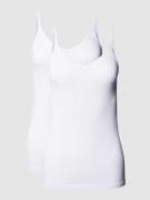 Mey Top mit verstellbaren Spaghettiträgern in Weiss, Größe S/M