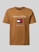 Tommy Hilfiger Regular Fit T-Shirt aus reiner Baumwolle in Oliv, Größe...