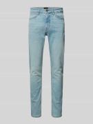 BOSS Orange Tapered Fit Jeans aus Baumwoll-Mix Modell 'ONYX' in Jeansb...