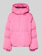 OH APRIL Steppjacke mit Kapuze in Pink, Größe M