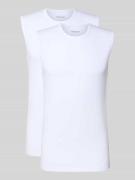 MCNEAL Unterhemd mit Rundhalsausschnitt in Weiss, Größe L