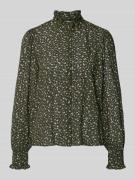 MSCH Copenhagen Relaxed Fit Bluse mit Stehkragen Modell 'Kaylen Oceann...