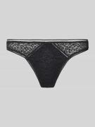 LASCANA String aus Spitze mit elastischem Bund in Black, Größe 36-38