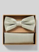Prince Bowtie Fliege und Einstecktuch im Set aus reiner Seide in Lind,...