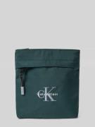 CK Calvin Klein Crossbody Bag mit Label-Stitching in Petrol, Größe 1
