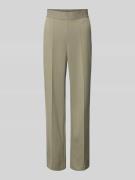 monari Stoffhose mit elastischem Logo-Bund in Gruen, Größe 34