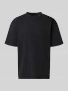 Pegador Oversized T-Shirt mit Label-Stitching in Black, Größe L