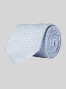Gierremilano Seidenkrawatte mit feinem Strukturmuster in Bleu, Größe 1