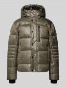 Tom Tailor Regular Fit Steppjacke mit Kapuze in Oliv, Größe L