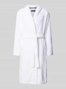 Tommy Hilfiger Bademantel aus reiner Baumwolle in Weiss, Größe L