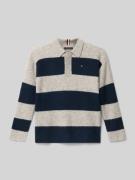 Tommy Hilfiger Teens Relaxed Fit Strickpullover mit Woll-Anteil in Mar...