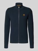 PME Legend Strickjacke mit Reißverschluss in Marine, Größe L