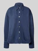 BOSS Orange Oversized Hemdjacke aus Baumwoll-Lyocell-Mix Modell 'C_OVE...