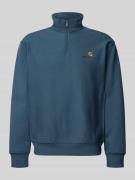 Carhartt Work In Progress Sweatshirt mit Label-Stitching in Petrol, Gr...