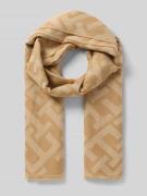 Tommy Hilfiger Schal mit Woll-Anteil in Beige, Größe 1