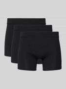 Christian Berg Men Trunks mit elastischem Bund im 3er-Pack in Black, G...