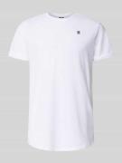 G-Star Raw T-Shirt mit Label-Detail in Offwhite, Größe XXL