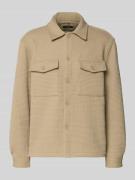 MCNEAL Hemdjacke mit Knopfleiste in Mud, Größe L