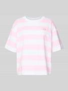 Mey Pyjama-Oberteil mit Motiv-Print in Rosa, Größe L