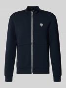 EA7 Emporio Armani Sweatjacke mit Reißverschluss in Dunkelblau, Größe ...