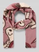 Codello Schal mit Ausfransungen in Rose, Größe 1