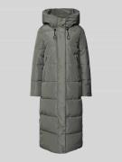 khujo Steppmantel mit Label-Detail Modell 'SOULANI' in Blau, Größe S