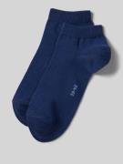 Falke Socken mit geripptem Abschluss im 2er-Pack in Royal, Größe 39-42