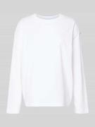 Mey Pyjama-Oberteil mit Motiv-Print in Weiss, Größe L