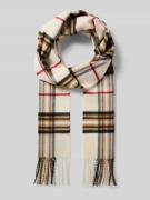 Fraas Schal mit Ausfransungen in Offwhite, Größe 1