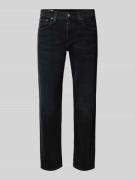 Levi's® Regular Fit Jeans mit Eingrifftaschen Modell '502®' in Dunkelg...