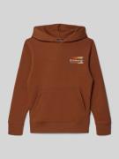 Billabong Hoodie mit Känguru-Tasche in Cognac, Größe 140