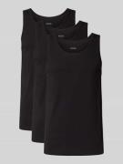 BOSS Tank Top mit Label-Detail im 3er-Pack Modell 'Modern' in Black, G...