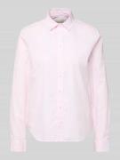 Gant Hemdbluse aus Baumwolle mit Streifenmuster in Hellrosa, Größe 34