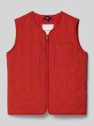 Tommy Hilfiger Teens Regular Fit Steppweste mit Brusttasche in Terra, ...