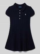 Polo Ralph Lauren Teens Strickkleid mit Zopfmuster und Label-Stitching...