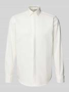 Jake*s Regular Fit Smokinghemd aus Feintwill in Ecru, Größe 37/38