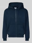 Jack & Jones Sweatjacke mit Kapuze Modell 'BRADLEY' in Dunkelblau, Grö...