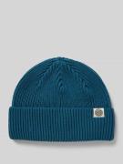 DEUS EX MACHINA Beanie mit Label-Detail in Blau, Größe 1