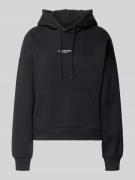 JJXX Hoodie mit Logo und Känguru-Tasche in Black, Größe L