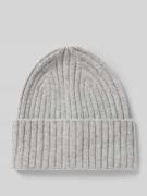 Someday Mütze in Ripp-Optik Modell 'BISTELLA' in Hellgrau, Größe 1