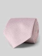 Willen Krawatte aus Seide mit Strukturmuster (7,5 cm) in Rose, Größe 1