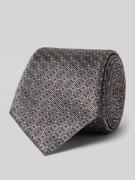 Willen Krawatte aus Seide im Allover-Look (7,5 cm) in Sand, Größe 1