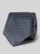 Willen Krawatte aus Seide im Allover-Look (7,5 cm) in Anthrazit, Größe...