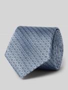 Willen Krawatte aus reiner Seide mit Label-Detail in Bleu, Größe 1